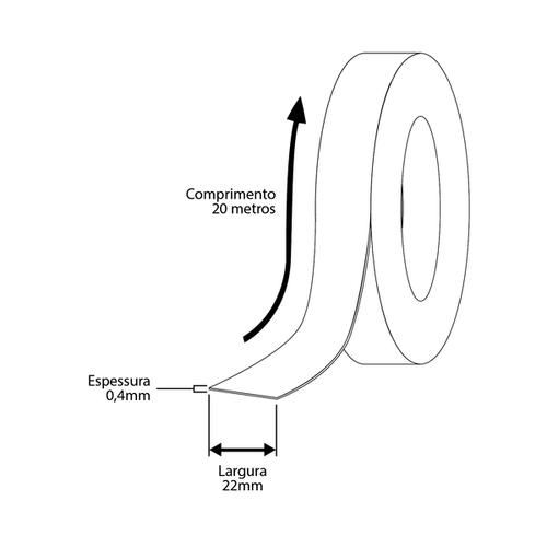 Fita de Borda - Amendola Rustica Fosco Cortona - Duratex 10m - Estoque do Marceneiro