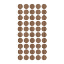 Tapa Furos - Frassino Almendra - Berneck 13mm - Cartela com 50 unidades - Estoque do Marceneiro