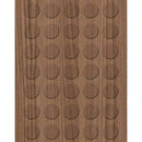 Tapa Furos - Frassino Almendra - Berneck 13mm - Cartela com 50 unidades - Estoque do Marceneiro