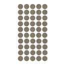 Tapa Furos - Griseo Fosco - Bernack 13mm - Cartela com 50 unidades - Estoque do Marceneiro
