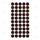 Tapa Furos - Málaga Fosco - Greenplac 13mm - Cartela com 50 unidades - Estoque do Marceneiro