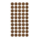 Tapa Furos - Nogueira Caiena - Duratex 13mm - Cartela com 50 unidades - Estoque do Marceneiro