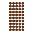 Tapa Furos - Oxid Corten - Floraplac 13mm - Cartela com 50 unidades - Estoque do Marceneiro