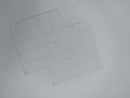 Tapa Furos - Tapioca Fosco - Placas Brasil 13mm - Cartela com 50 unidades - Estoque do Marceneiro