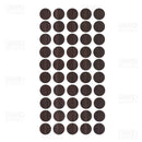 Tapa Furos - Tinto Fosco - Arauco 13mm - Cartela com 50 unidades - Estoque do Marceneiro